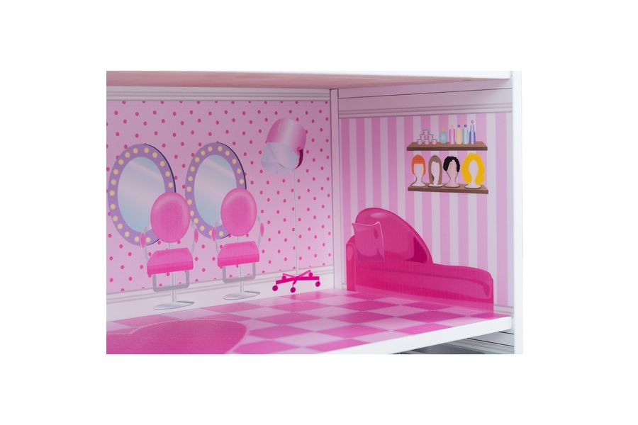 Plum 2 in 1 deals dolls house and kitchen